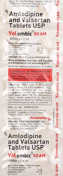 Valembic Am 80mg Strip Of 10 Tablets
