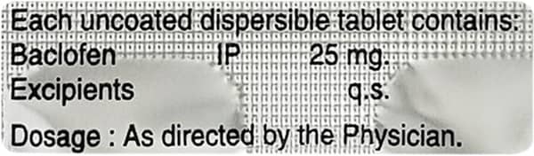 Bacfen 25mg Strip Of 10 Tablets