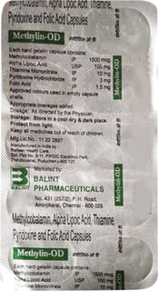 Methylin Od Strip Of 10 Capsules
