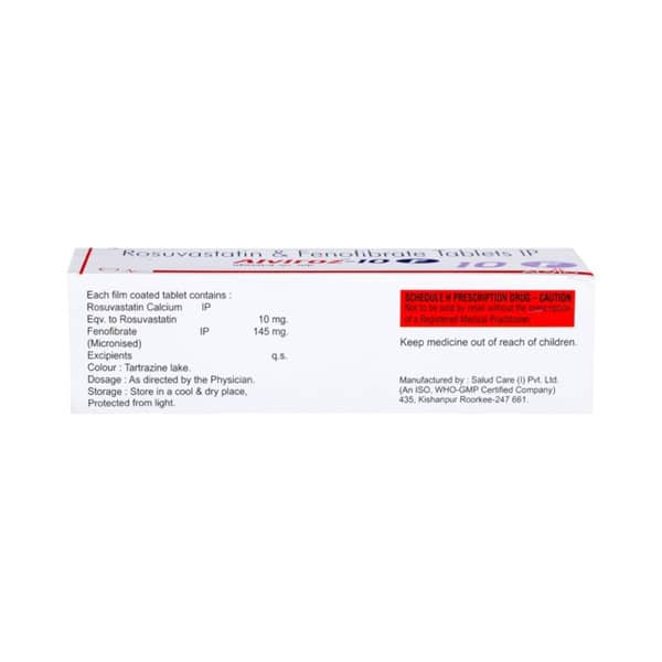 Alviroz F 10Mg Strip Of 10 Tablets