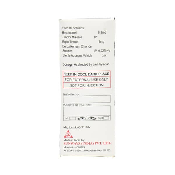 Bpros T Bottle Of 5ml Eye Drops