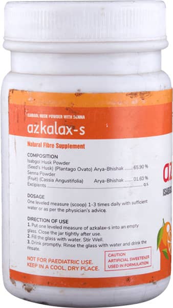 Azkalax S Tangy Orange Flavour Powder 100gm