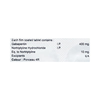 Asmygaba Nt 400/10mg Strip Of 10 Tablets