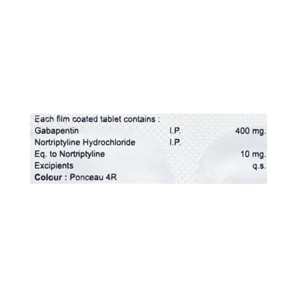Asmygaba Nt 400/10mg Strip Of 10 Tablets