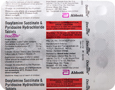 Doxstem 10/10mg Strip Of 30 Tablets