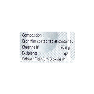 Ebace 20mg Strip Of 10 Tablets