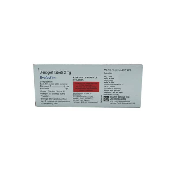 Evafact 2mg Strip Of 10 Tablets