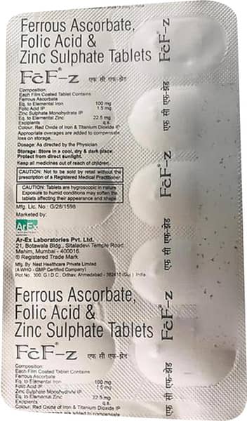 Fcf Z Strip Of 10 Tablets