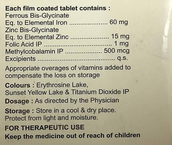 Feromost Xt Strip Of 10 Tablets