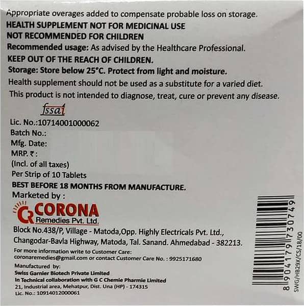 Hb 29 X Strip Of 10 Tablets