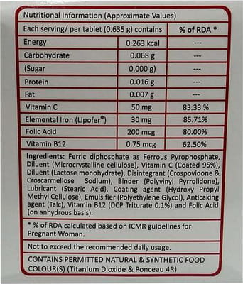Hb 29 X Strip Of 10 Tablets