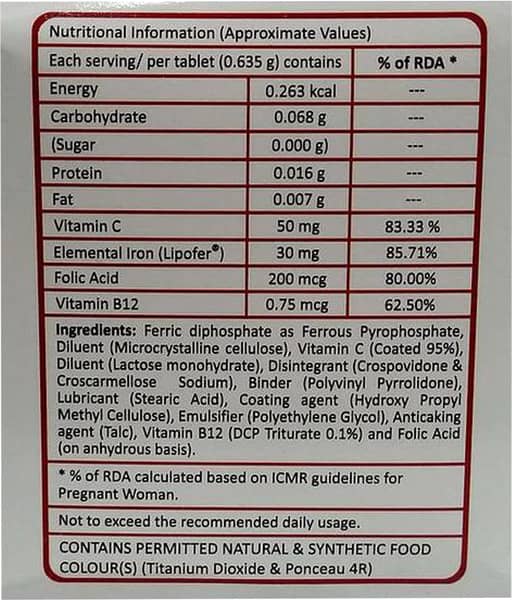 Hb 29 X Strip Of 10 Tablets