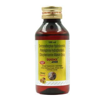 Duedex Sugar Free Honey Flavour Bottle Of 100Ml Syrup