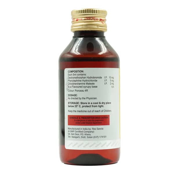 Duedex Sugar Free Honey Flavour Bottle Of 100Ml Syrup