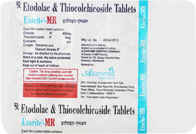 Etorite Mr Strip Of 10 Tablets