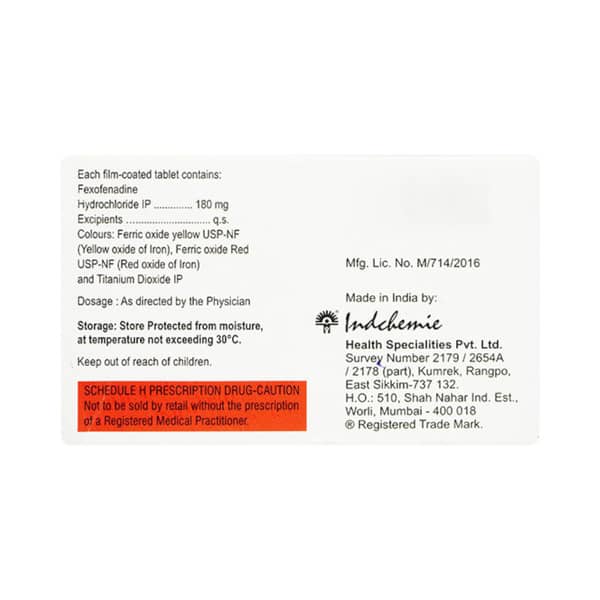 Finide 180Mg Strip Of 10 Tablets