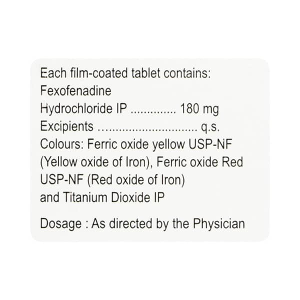 Finide 180Mg Strip Of 10 Tablets