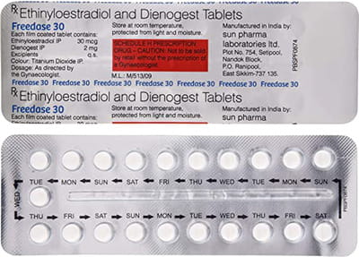 Freedase 30mcg Strip Of 21 Tablets