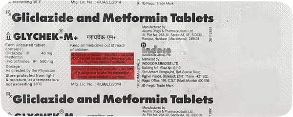 Glychek M Plus Strip Of 10 Tablets