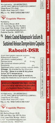 Rabozit Dsr Strip Of 10 Capsules
