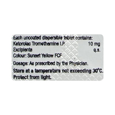 Ketof Dt Strip Of 10 Tablets