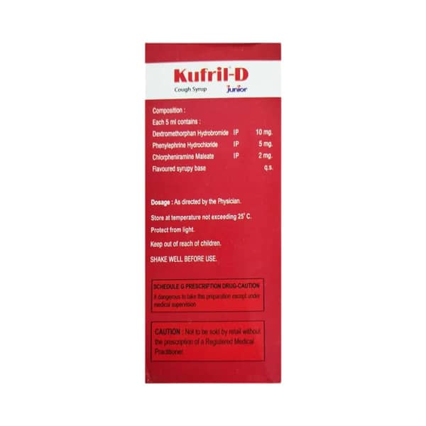 Kufril D Junior Bottle Of 60ml Syrup