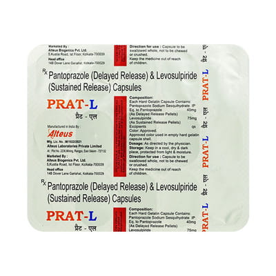 Prat L Strip Of 10 Capsules