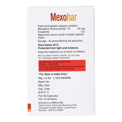 Mexohar 50mg Bottle Of 30 Capsules