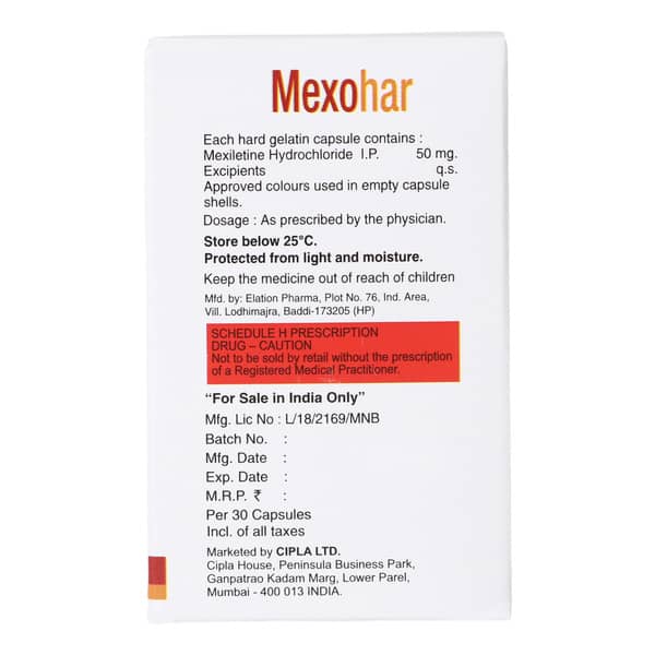 Mexohar 50mg Bottle Of 30 Capsules