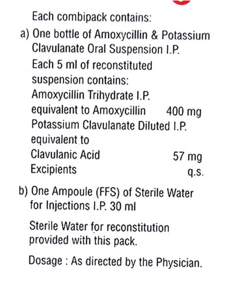 Miliclav Forte Dry Syrup | Orange Flavour