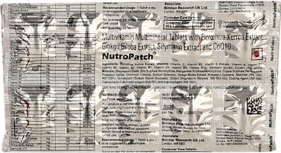 Nutropatch Strip Of 10 Tablets
