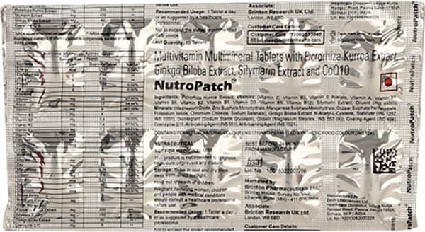 Nutropatch Strip Of 10 Tablets