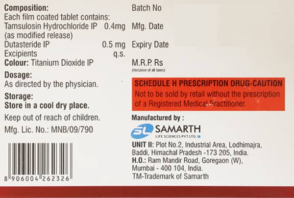 Dutalosin Strip Of 15 Tablets