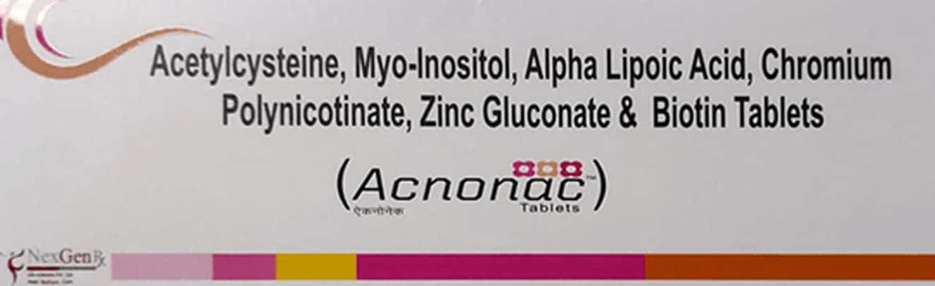 Buy Acnonac Strip Of 10 Tablets Online & Save Up to 24% at PharmEasy