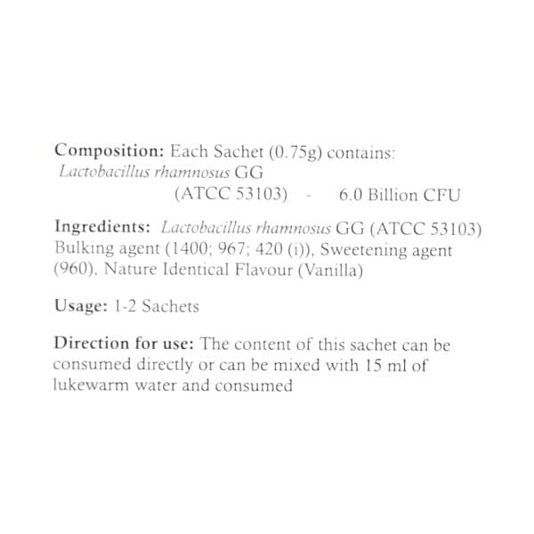 Bifilac GG Granules | Vanilla Flavour Sugar Free