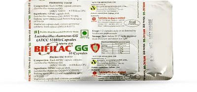 Bifilac Gg Strip Of 10 Capsules
