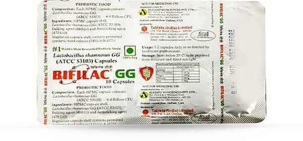Bifilac Gg Strip Of 10 Capsules