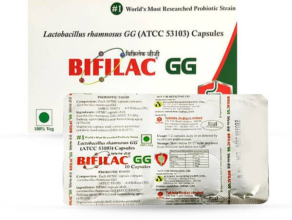 Bifilac Gg Strip Of 10 Capsules