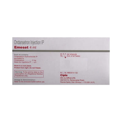 Emeset 2mg Ampoule Of 4ml Injection