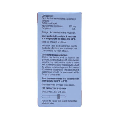 Zostum O 100mg Dry Suspension 30ml