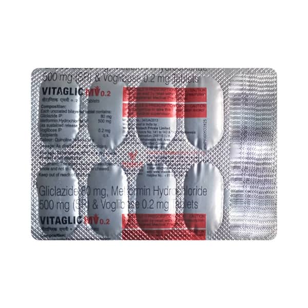 Vitaglic Mv 0.2mg Strip Of 10 Tablets