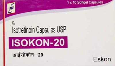 Isokon 20mg Strip Of 10 Capsules