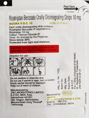 Rizora Ods 10mg Strips 1'S