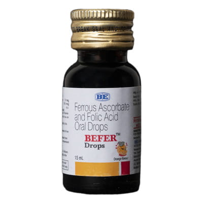Befer Orange Flavour Bottle Of 15ml Oral Drops