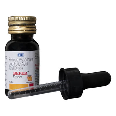 Befer Orange Flavour Bottle Of 15ml Oral Drops