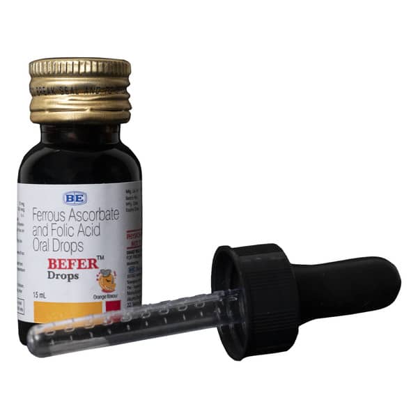 Befer Orange Flavour Bottle Of 15ml Oral Drops
