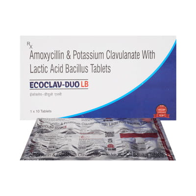 Ecoclav Duo Lb Strip Of 10 Tablets