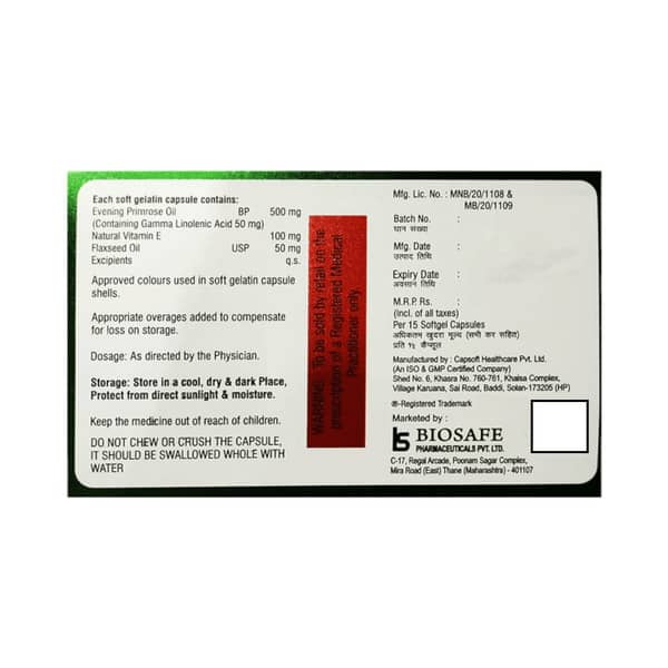 Epogreen Strip Of 15 Capsules