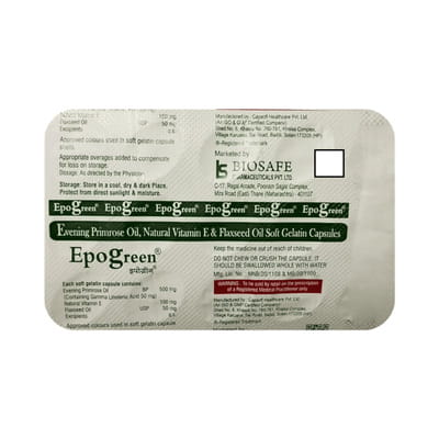 Epogreen Strip Of 15 Capsules
