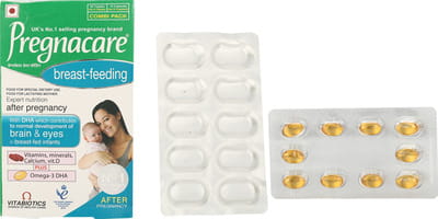 Pregnacare Breastfeeding Combi Pack Tab 20'S Capsules 10'S